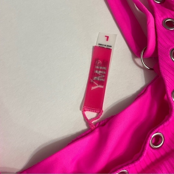 YMI Juniors' Ribbed Grommet Bikini Two-Piece Size Large - Picture 4 of 8